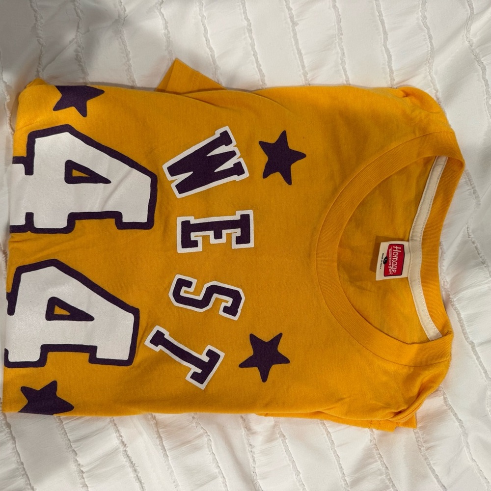 HOMAGE Yellow Tee with West 44 Design